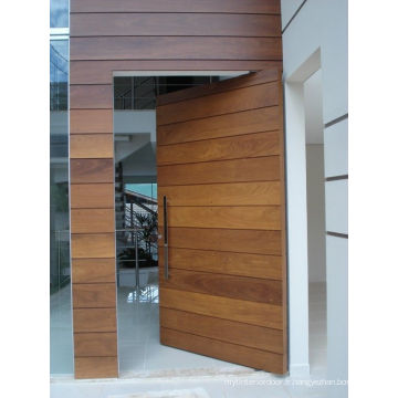 Porte extérieure de sécurité en acier inoxydable de maison moderne